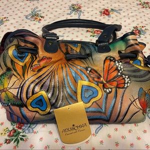 Anuschka butterfly purse in excellent condition